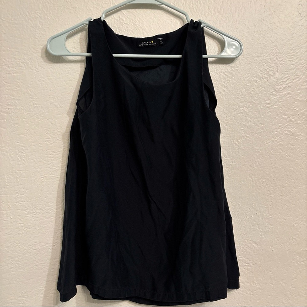 Kate spade Saturday Classic Black Tank Top size small